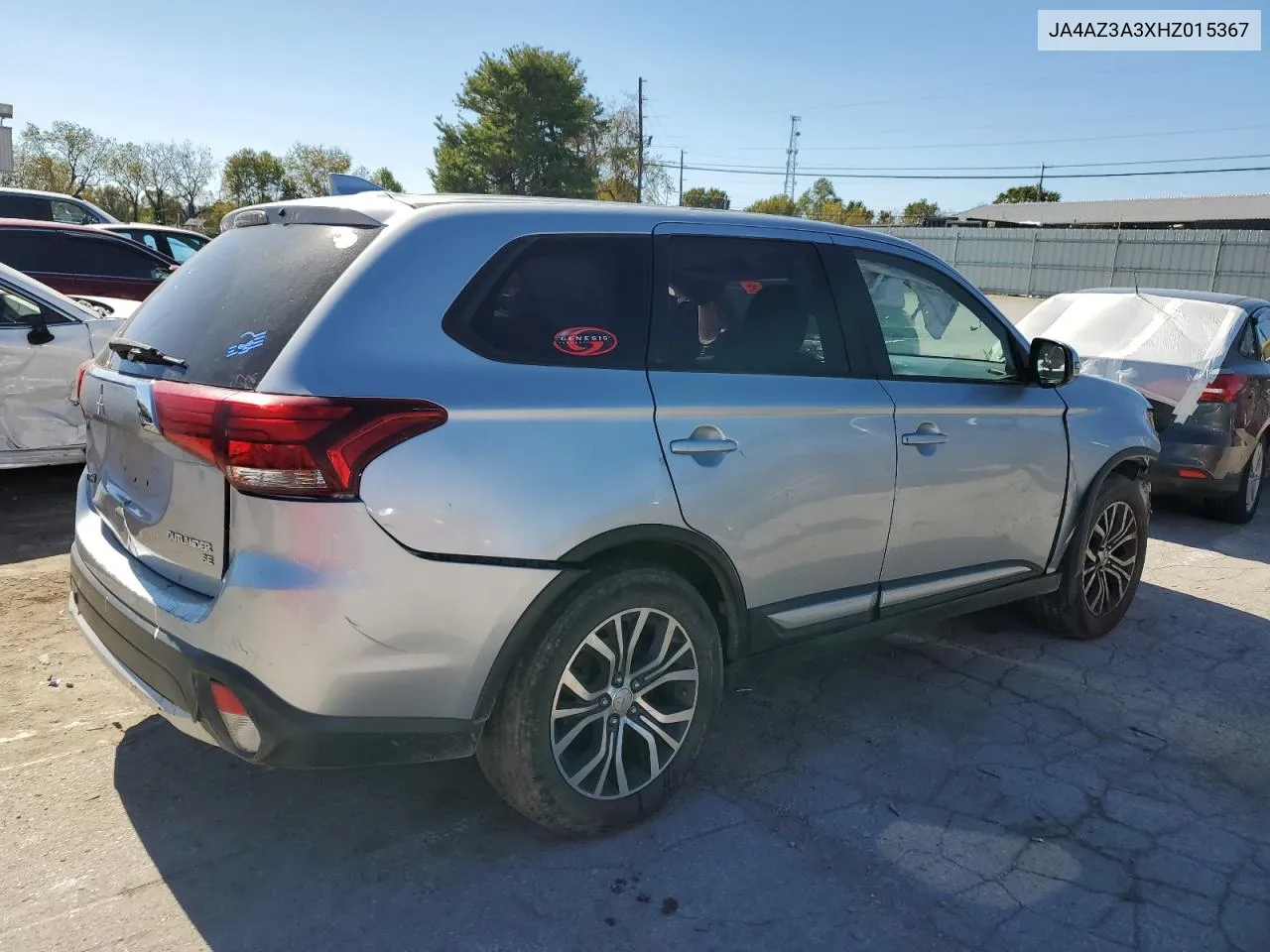 2017 Mitsubishi Outlander Se VIN: JA4AZ3A3XHZ015367 Lot: 73638134