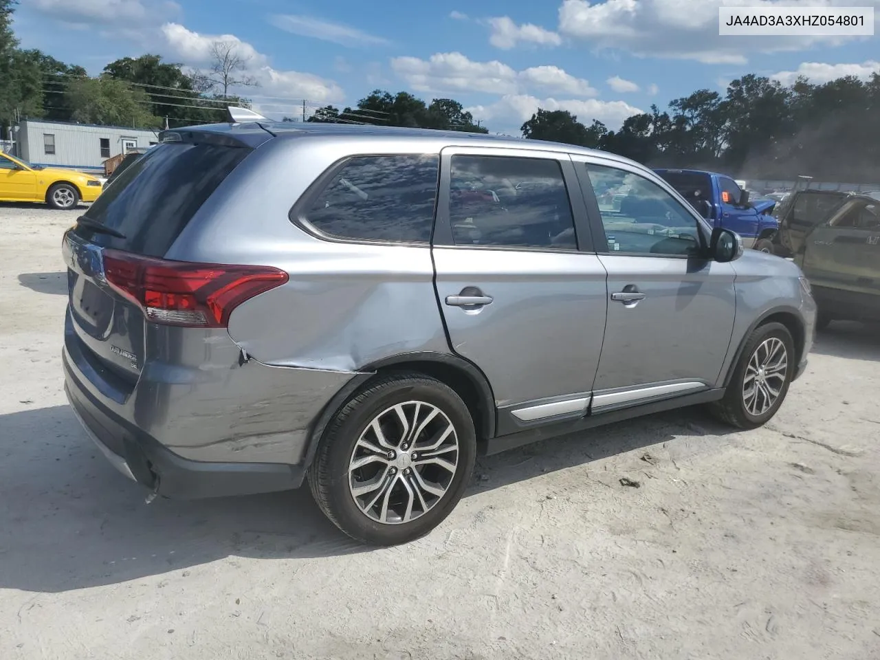 2017 Mitsubishi Outlander Se VIN: JA4AD3A3XHZ054801 Lot: 73645494