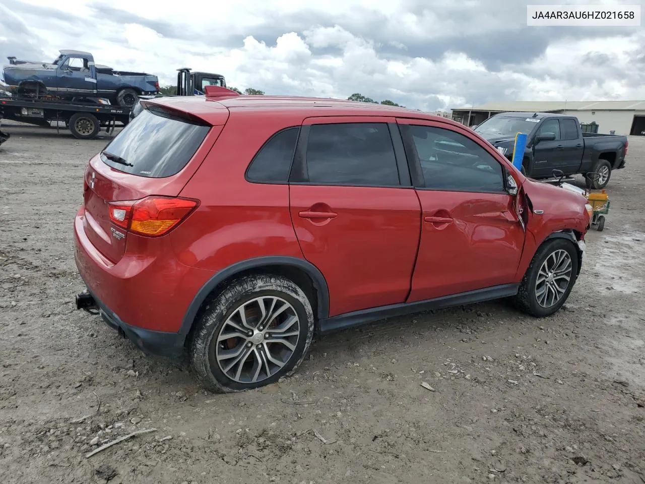 2017 Mitsubishi Outlander Sport Es VIN: JA4AR3AU6HZ021658 Lot: 73709354