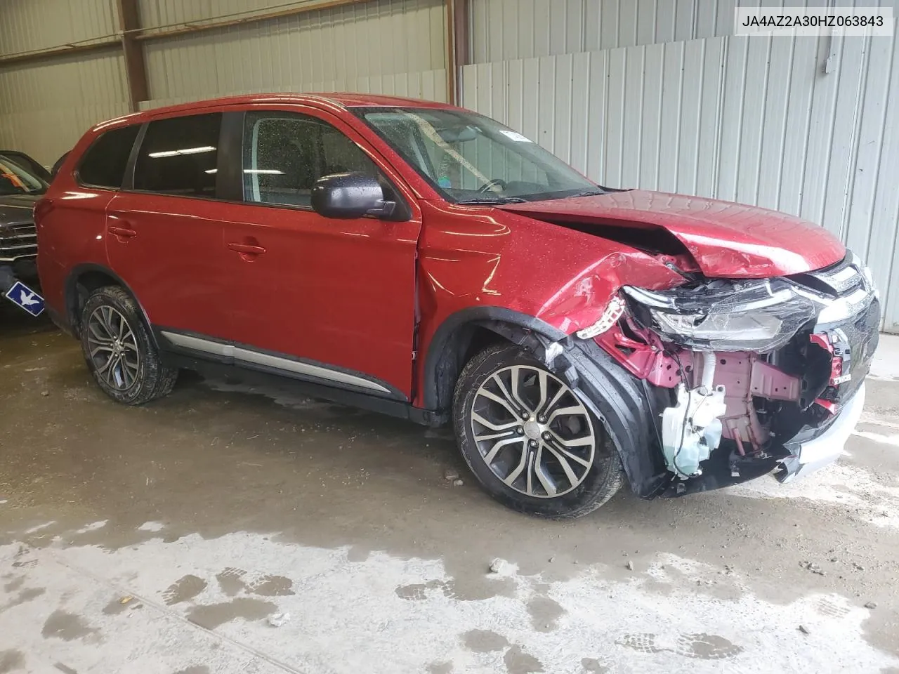 2017 Mitsubishi Outlander Es VIN: JA4AZ2A30HZ063843 Lot: 73740064