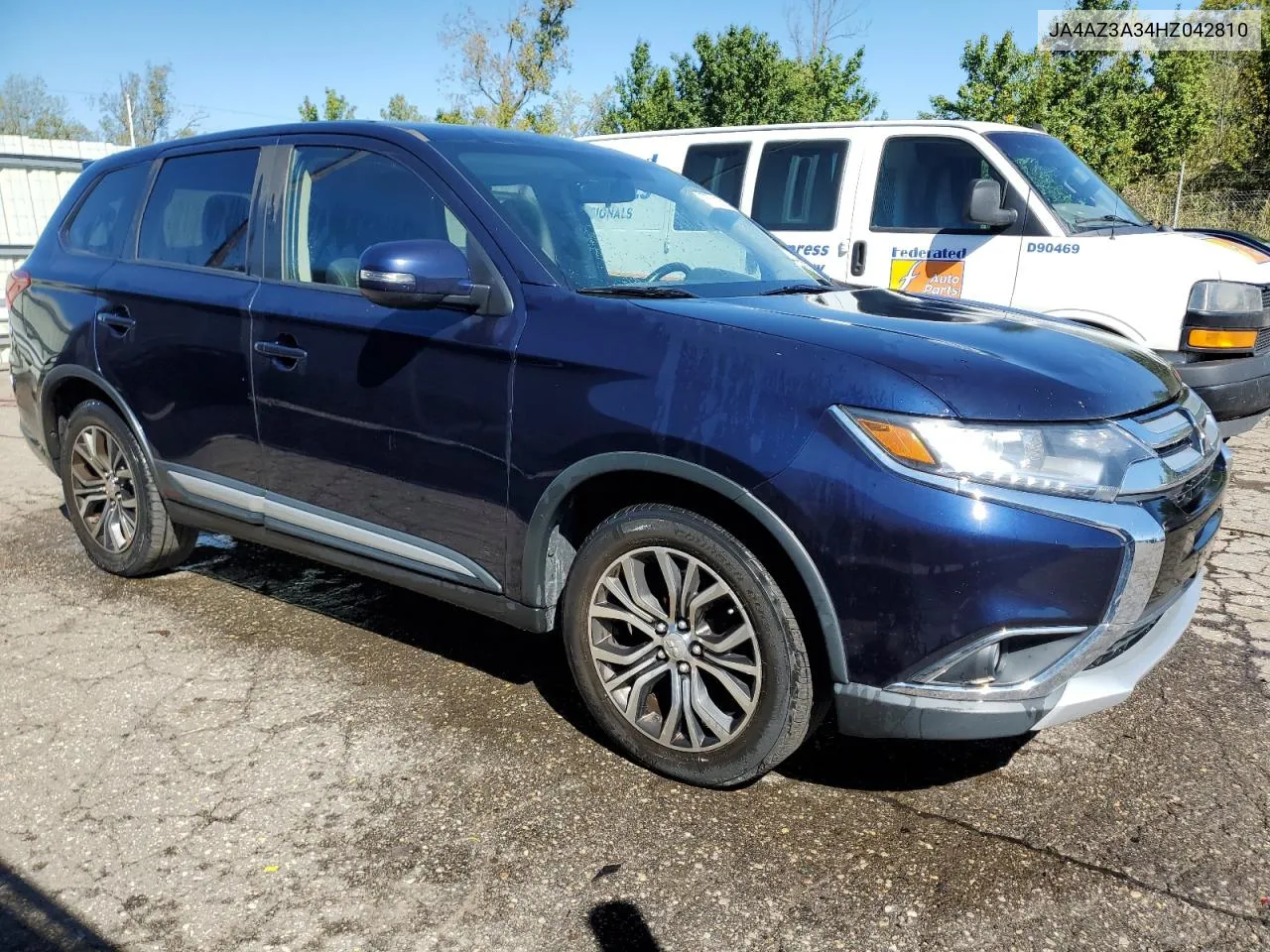 2017 Mitsubishi Outlander Se VIN: JA4AZ3A34HZ042810 Lot: 73761624