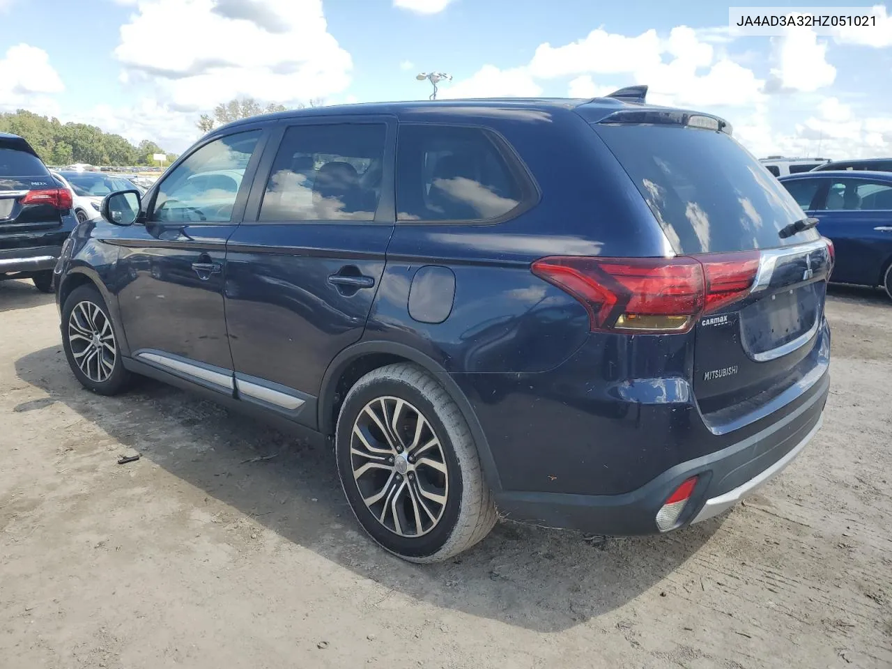 2017 Mitsubishi Outlander Se VIN: JA4AD3A32HZ051021 Lot: 73771854