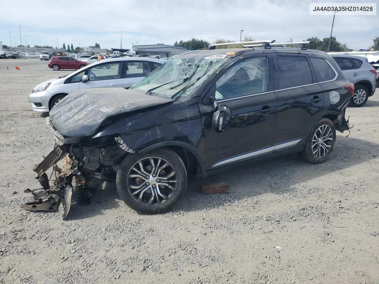 2017 Mitsubishi Outlander Se VIN: JA4AD3A35HZ014528 Lot: 73813094