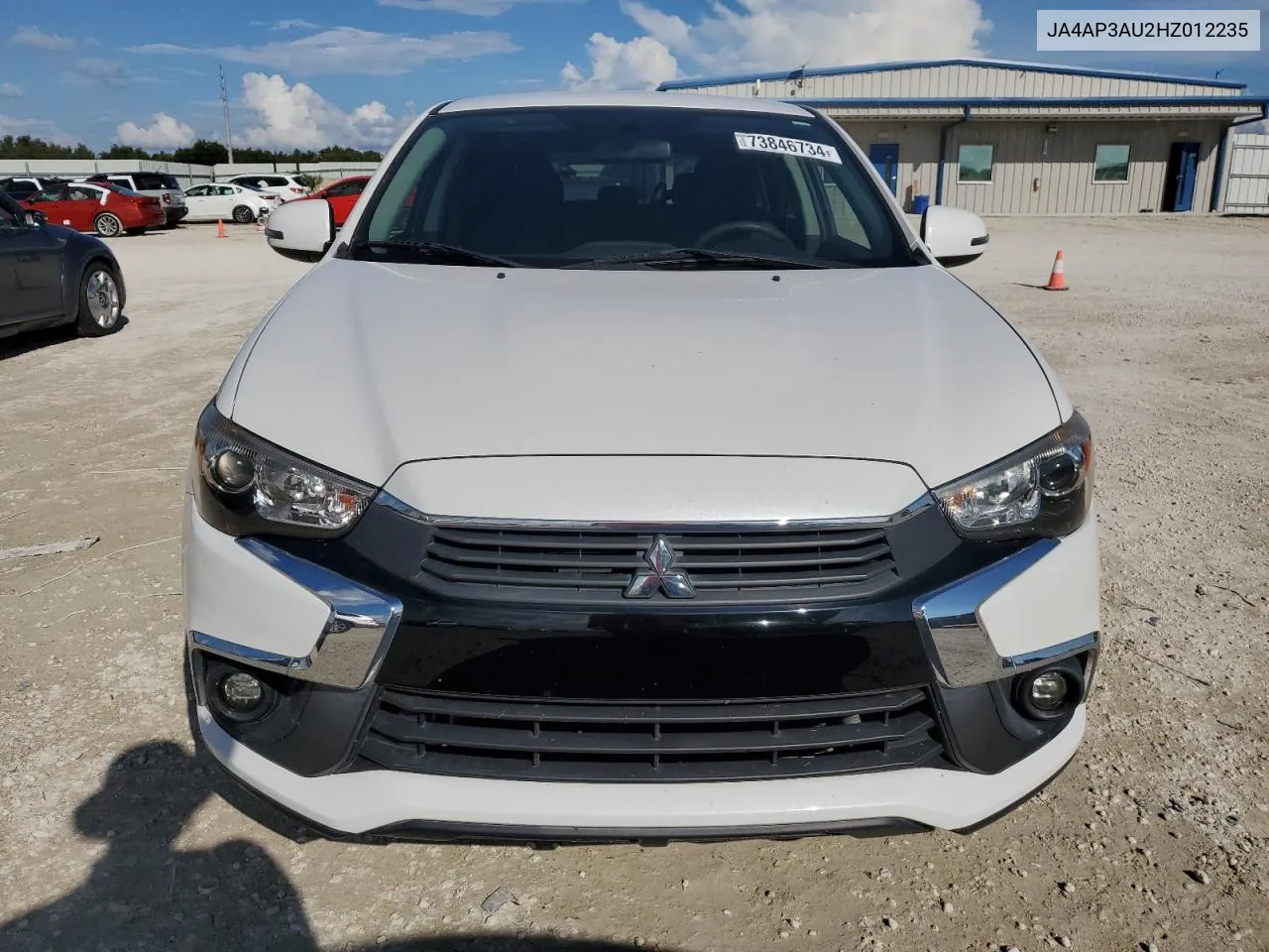 2017 Mitsubishi Outlander Sport Es VIN: JA4AP3AU2HZ012235 Lot: 73846734