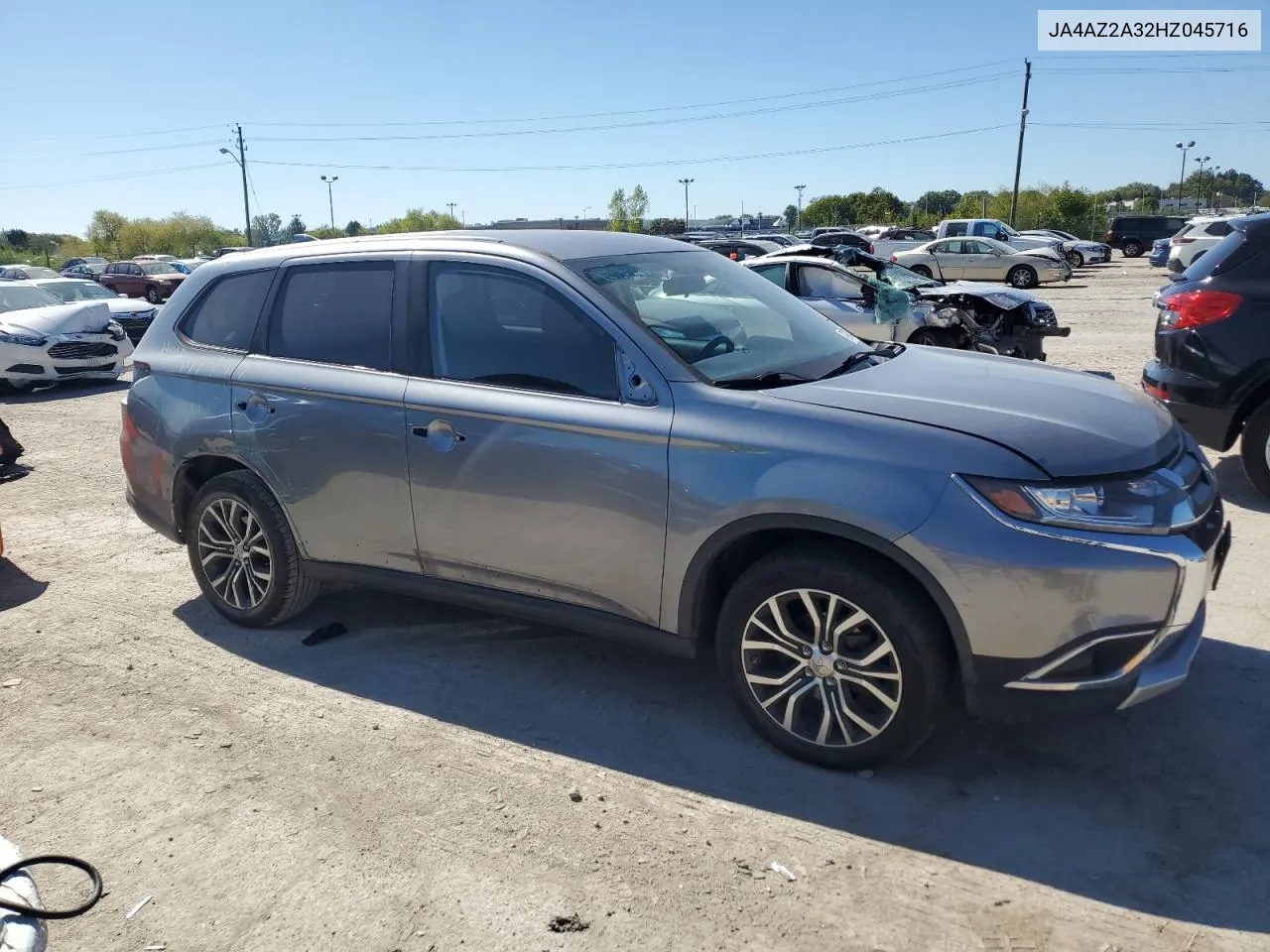 2017 Mitsubishi Outlander Es VIN: JA4AZ2A32HZ045716 Lot: 73942684