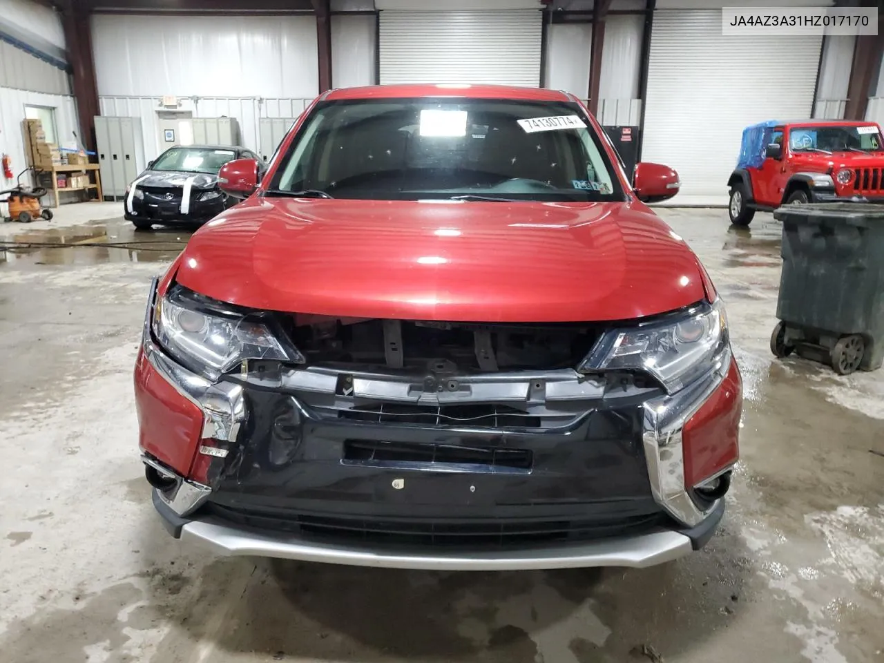 2017 Mitsubishi Outlander Se VIN: JA4AZ3A31HZ017170 Lot: 74130774