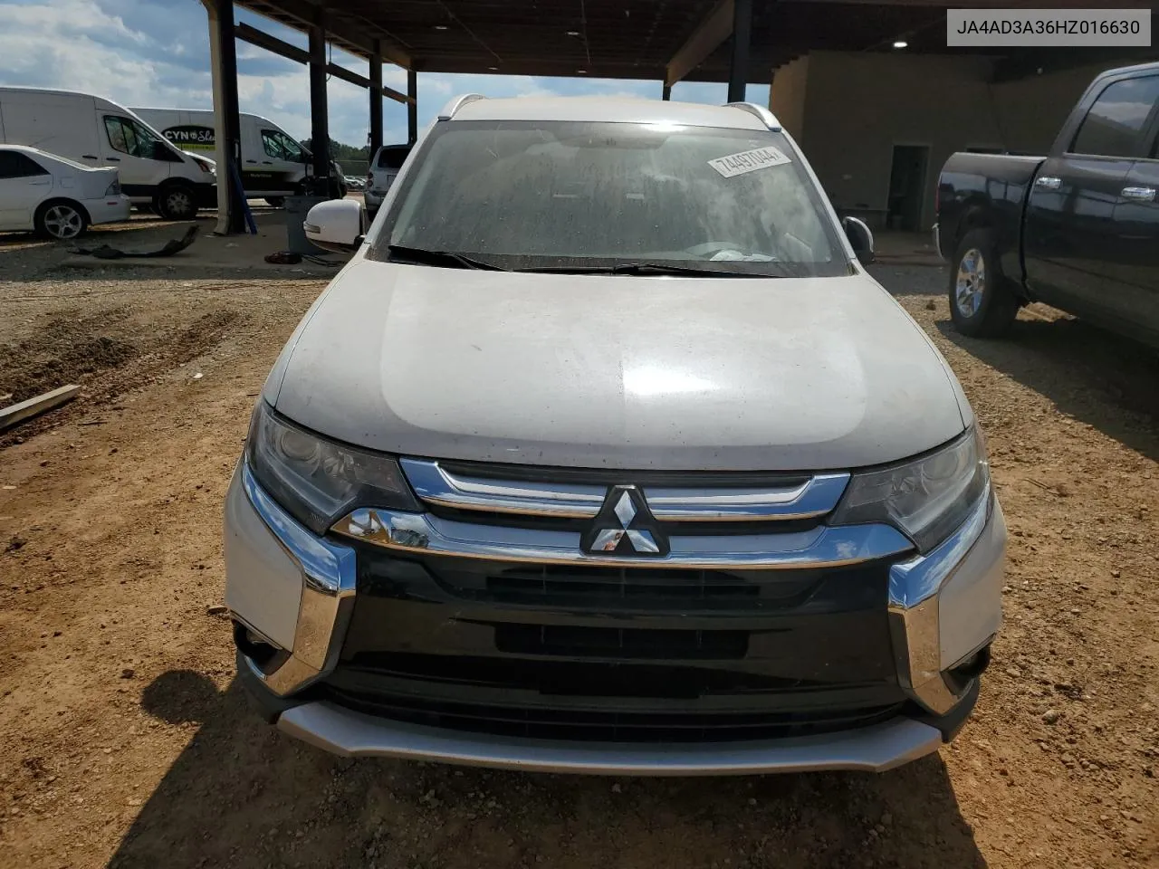 2017 Mitsubishi Outlander Se VIN: JA4AD3A36HZ016630 Lot: 74497044