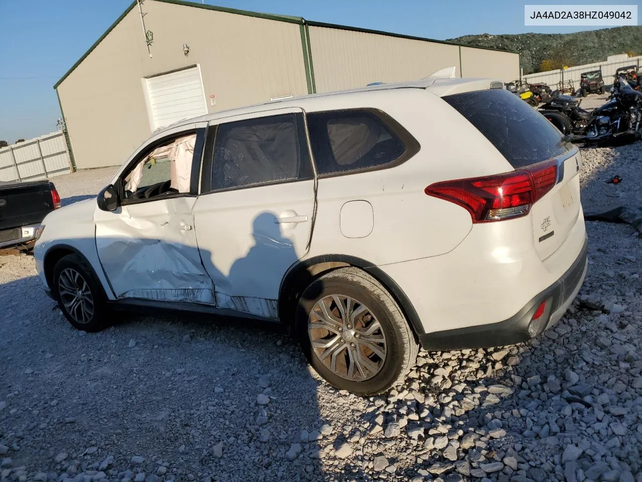 2017 Mitsubishi Outlander Es VIN: JA4AD2A38HZ049042 Lot: 74911504