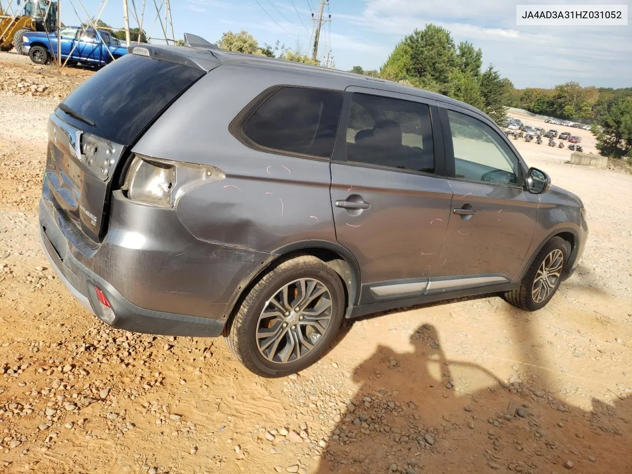 2017 Mitsubishi Outlander Se VIN: JA4AD3A31HZ031052 Lot: 74947734