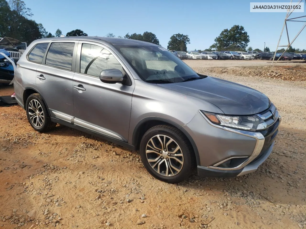 2017 Mitsubishi Outlander Se VIN: JA4AD3A31HZ031052 Lot: 74947734