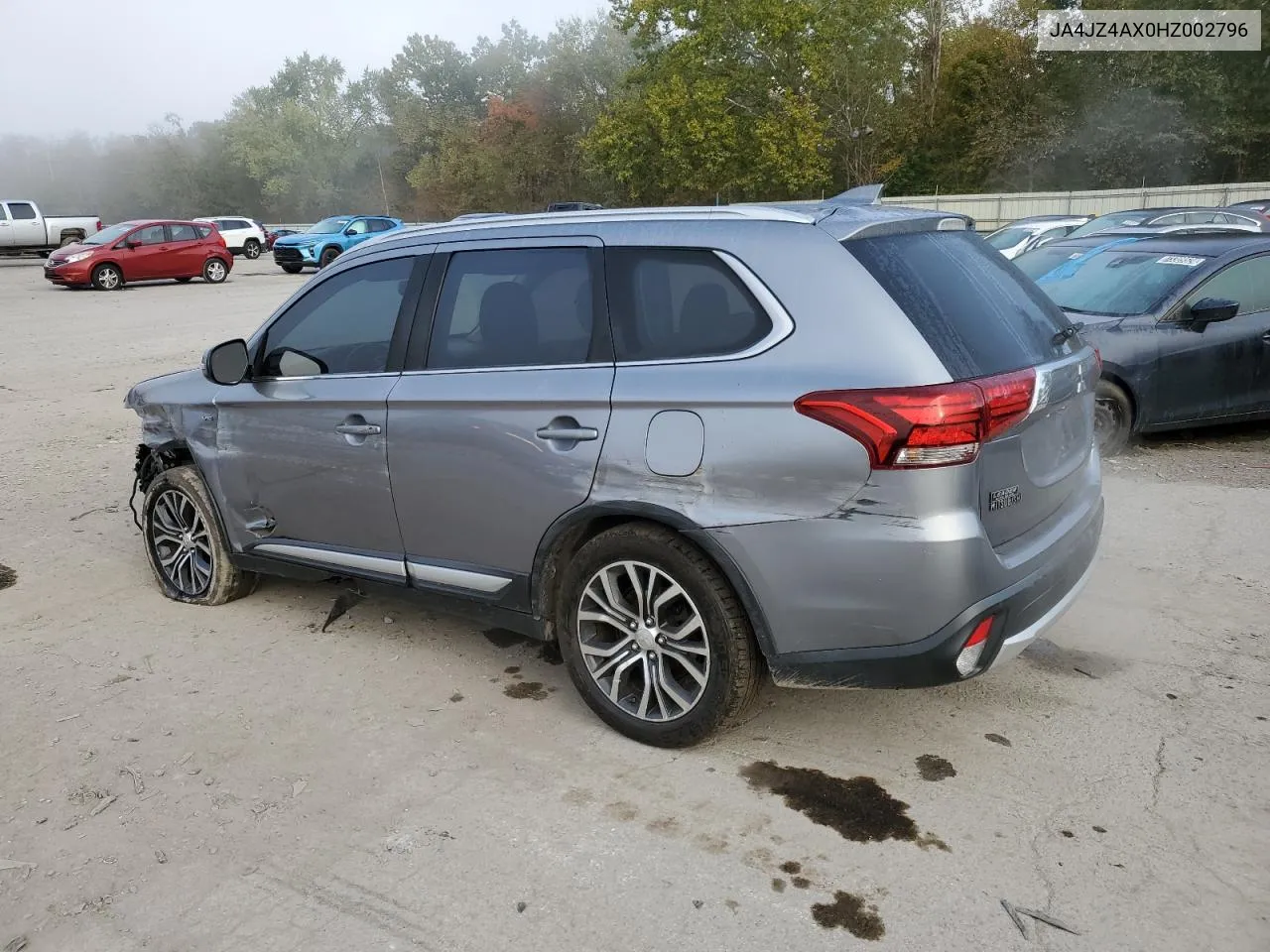 2017 Mitsubishi Outlander Gt VIN: JA4JZ4AX0HZ002796 Lot: 75024154