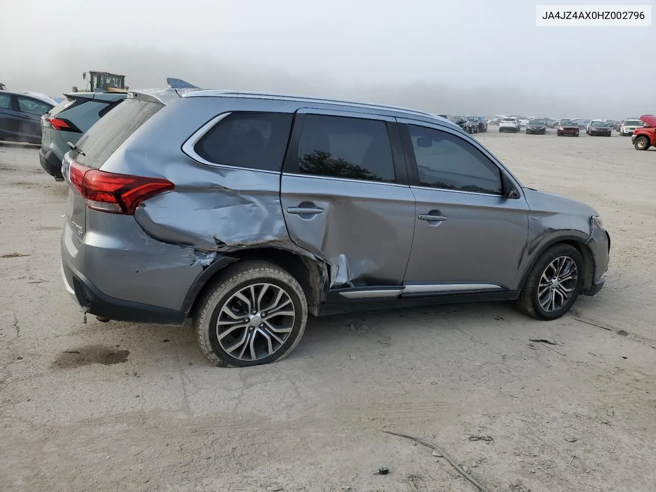 2017 Mitsubishi Outlander Gt VIN: JA4JZ4AX0HZ002796 Lot: 75024154