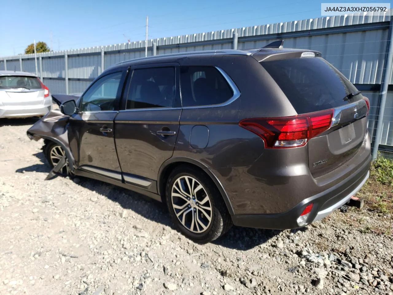 2017 Mitsubishi Outlander Se VIN: JA4AZ3A3XHZ056792 Lot: 75096964