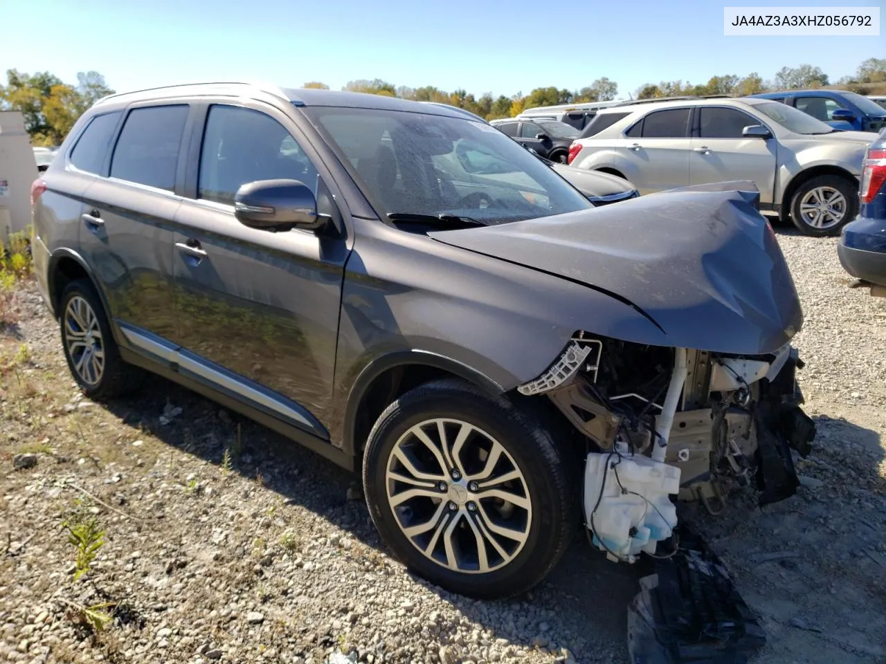 2017 Mitsubishi Outlander Se VIN: JA4AZ3A3XHZ056792 Lot: 75096964