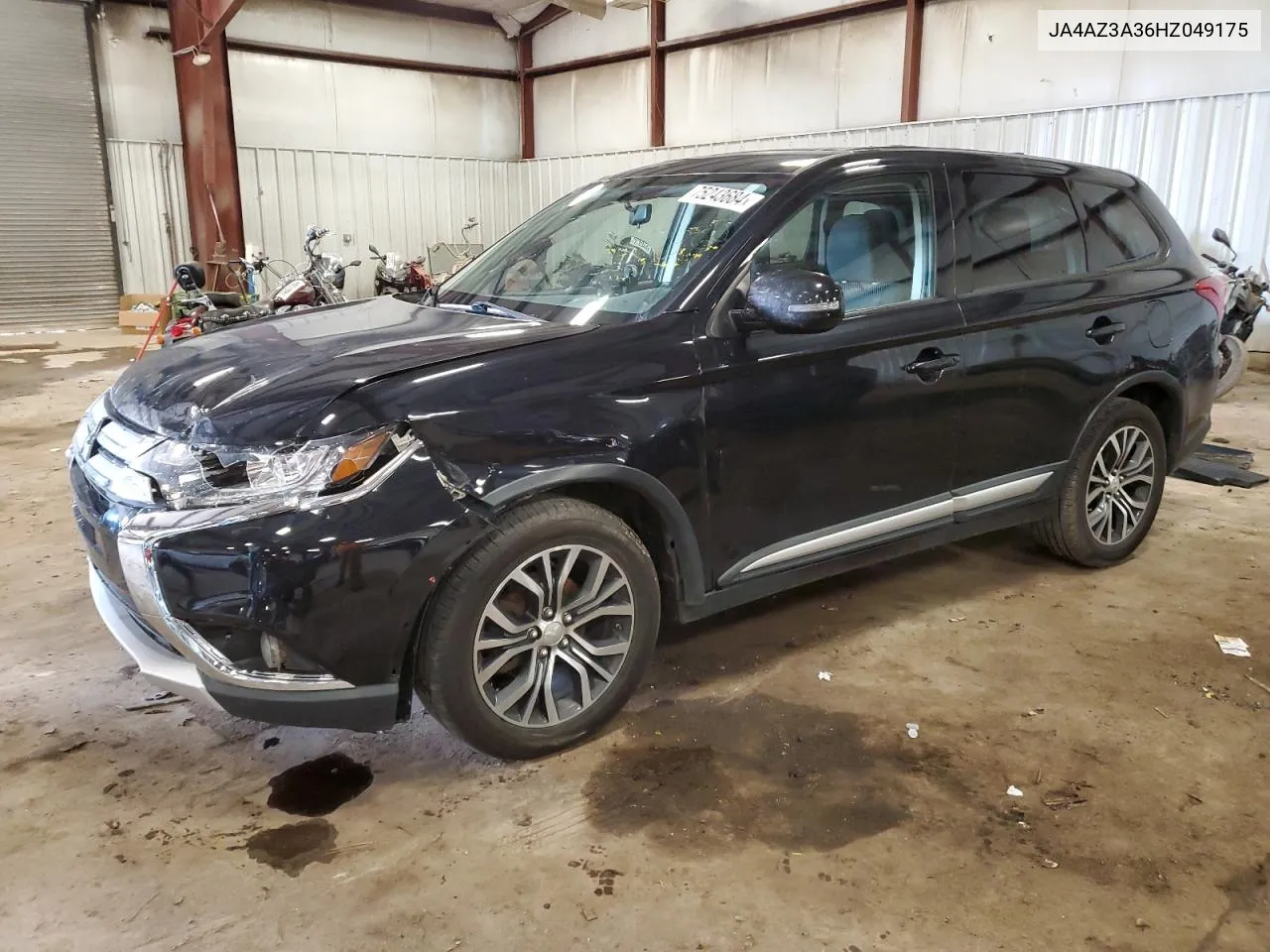 2017 Mitsubishi Outlander Se VIN: JA4AZ3A36HZ049175 Lot: 75243684