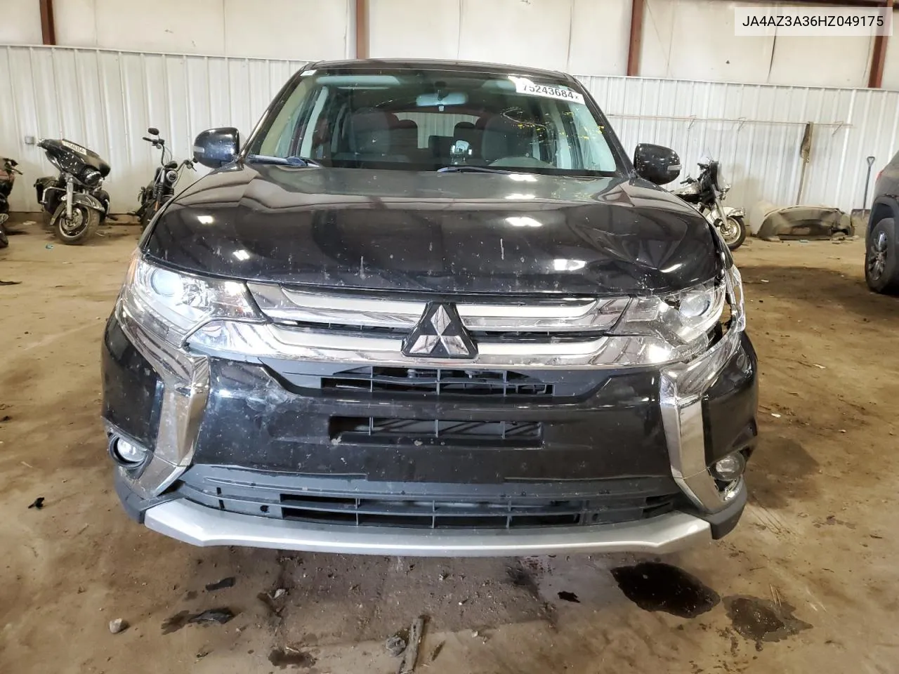 2017 Mitsubishi Outlander Se VIN: JA4AZ3A36HZ049175 Lot: 75243684