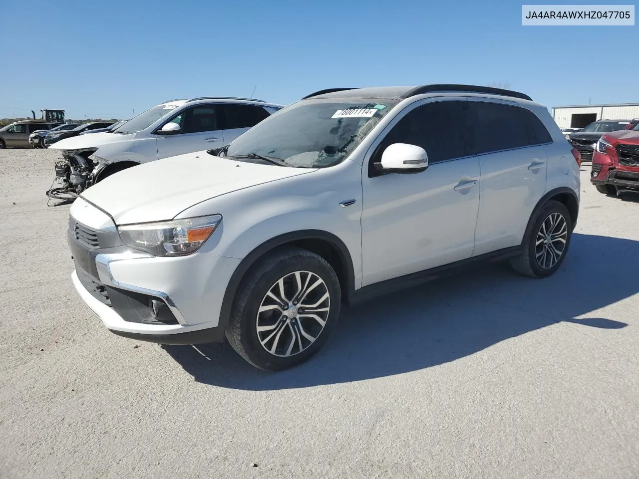 2017 Mitsubishi Outlander Sport Sel VIN: JA4AR4AWXHZ047705 Lot: 76001114