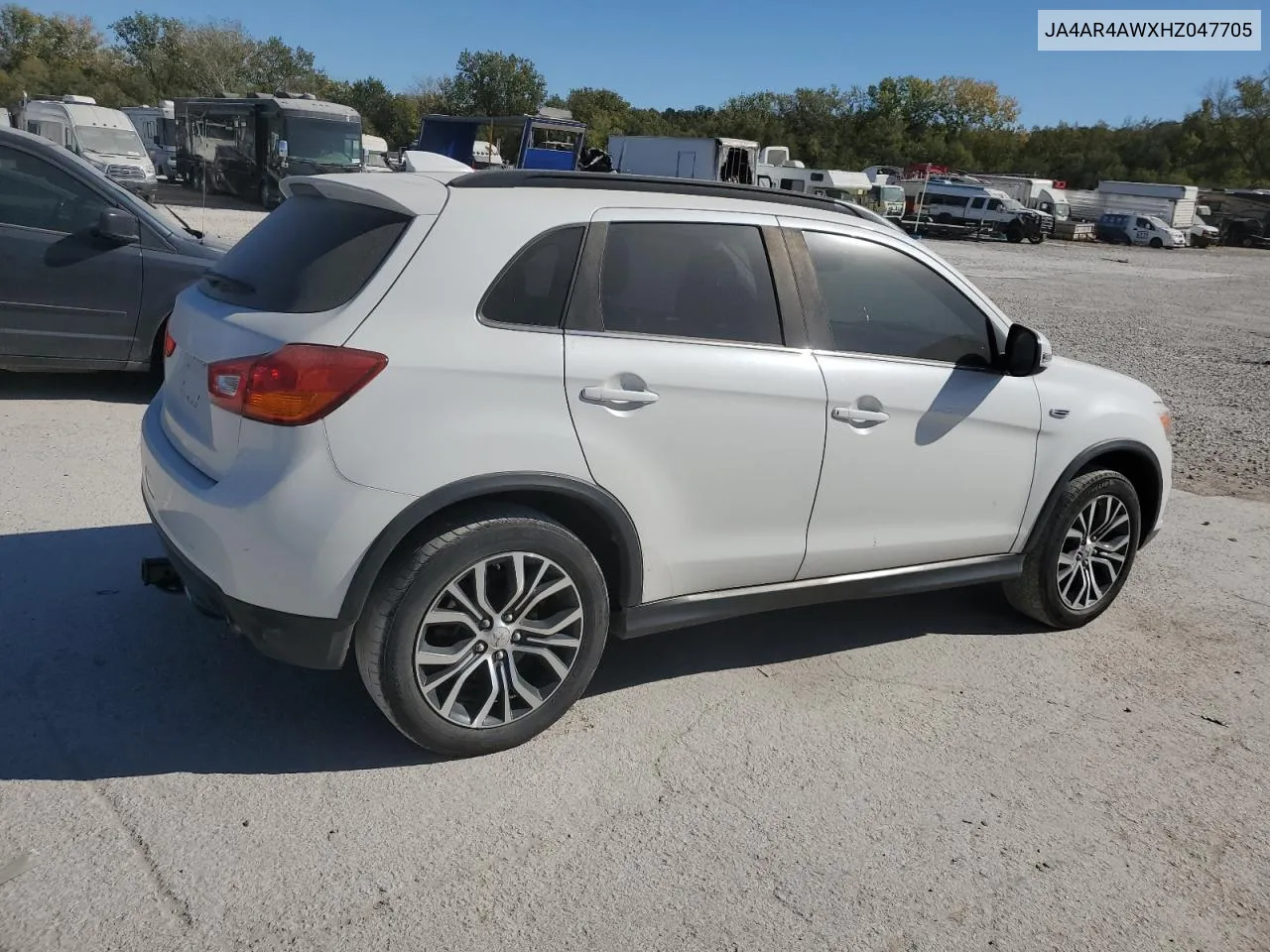 2017 Mitsubishi Outlander Sport Sel VIN: JA4AR4AWXHZ047705 Lot: 76001114