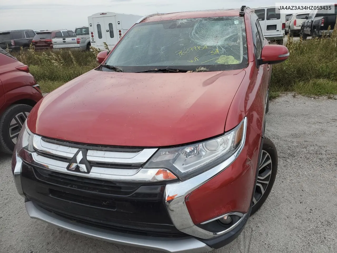 2017 Mitsubishi Outlander Se VIN: JA4AZ3A34HZ053435 Lot: 76299154