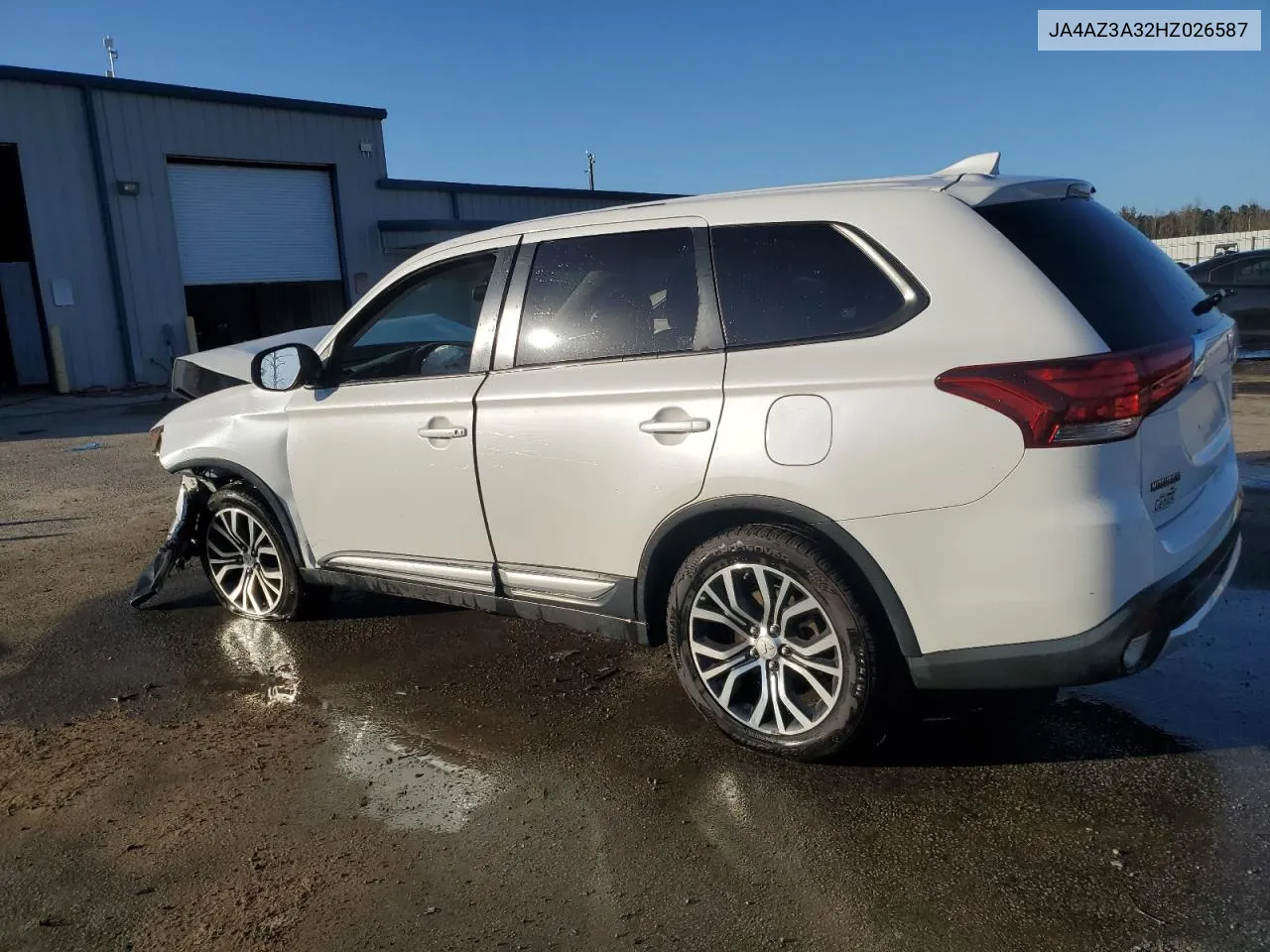 2017 Mitsubishi Outlander Se VIN: JA4AZ3A32HZ026587 Lot: 76316124