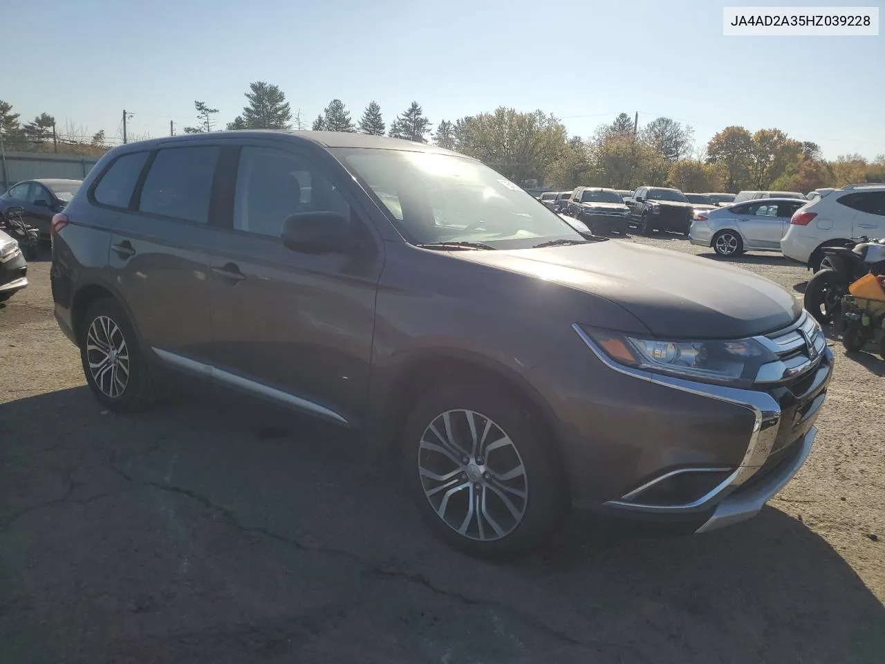 2017 Mitsubishi Outlander Es VIN: JA4AD2A35HZ039228 Lot: 76345004