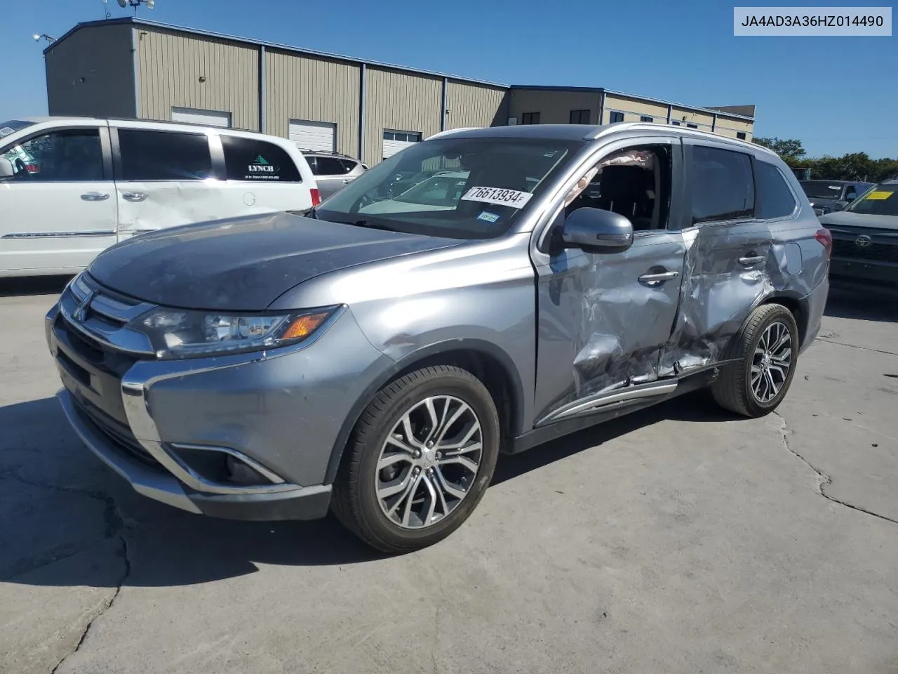 2017 Mitsubishi Outlander Se VIN: JA4AD3A36HZ014490 Lot: 76613934