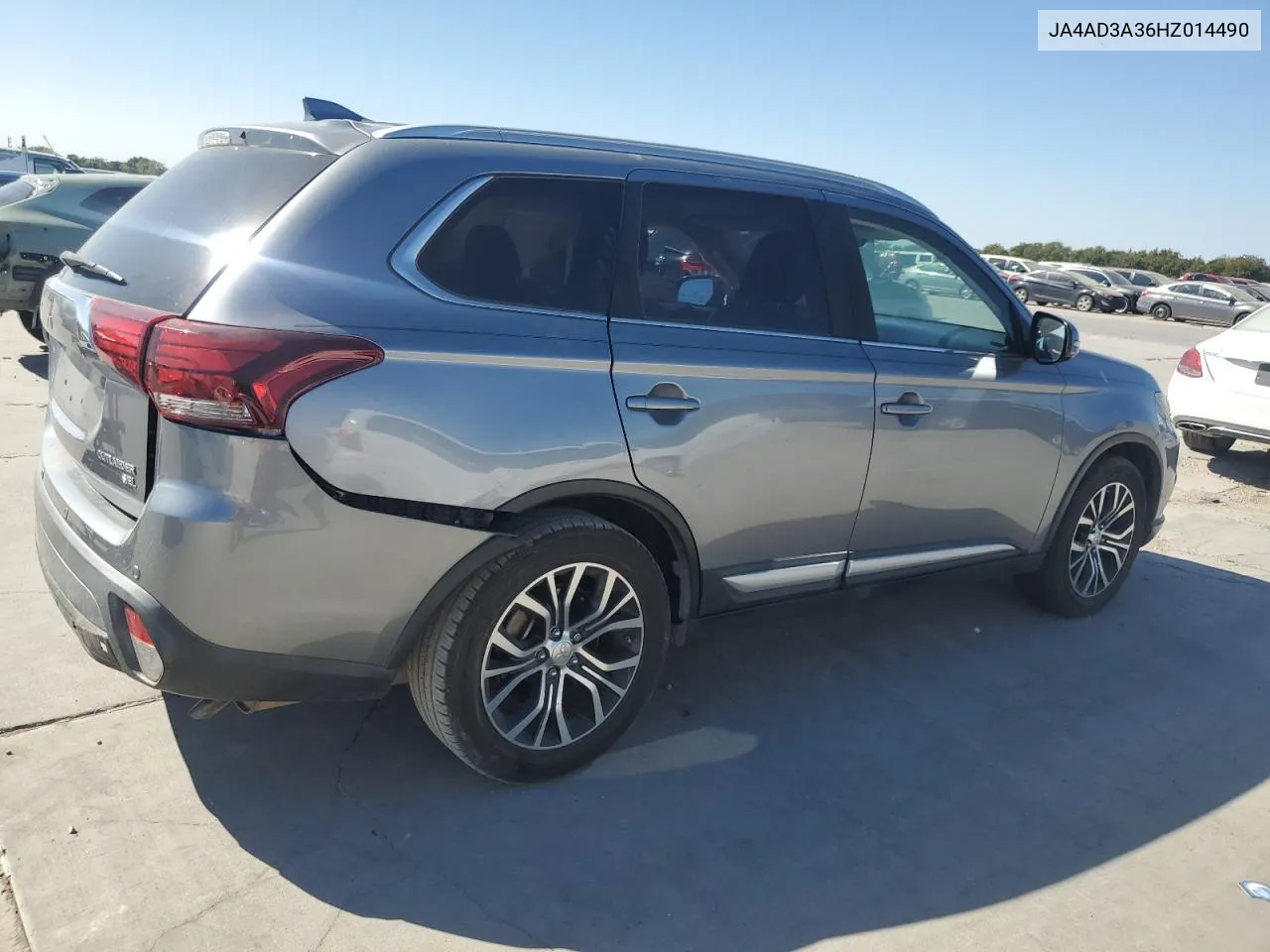 2017 Mitsubishi Outlander Se VIN: JA4AD3A36HZ014490 Lot: 76613934