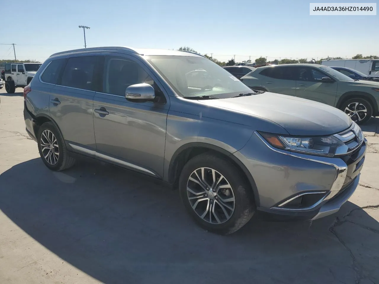 2017 Mitsubishi Outlander Se VIN: JA4AD3A36HZ014490 Lot: 76613934