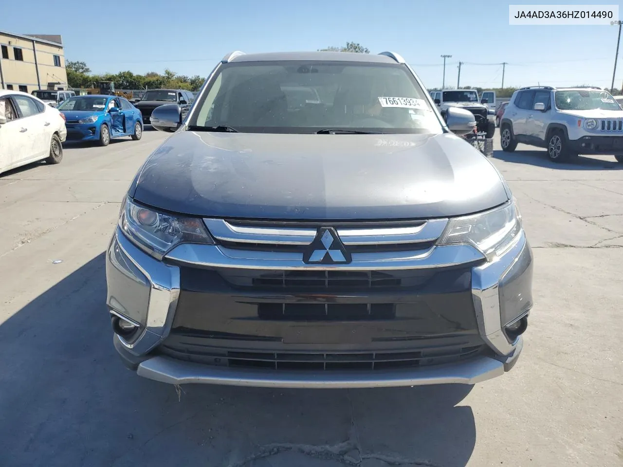 2017 Mitsubishi Outlander Se VIN: JA4AD3A36HZ014490 Lot: 76613934