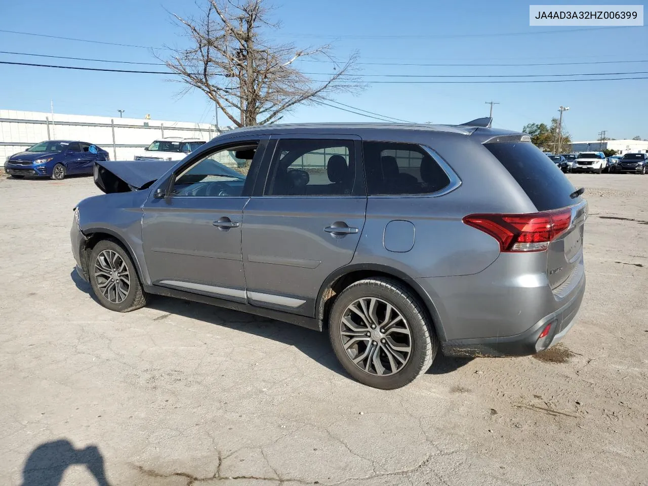 2017 Mitsubishi Outlander Se VIN: JA4AD3A32HZ006399 Lot: 76767044