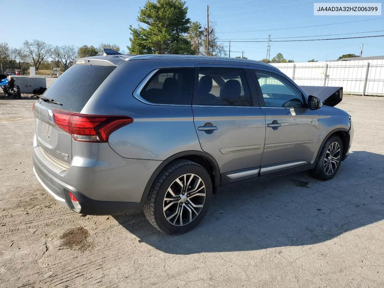 2017 Mitsubishi Outlander Se VIN: JA4AD3A32HZ006399 Lot: 76767044