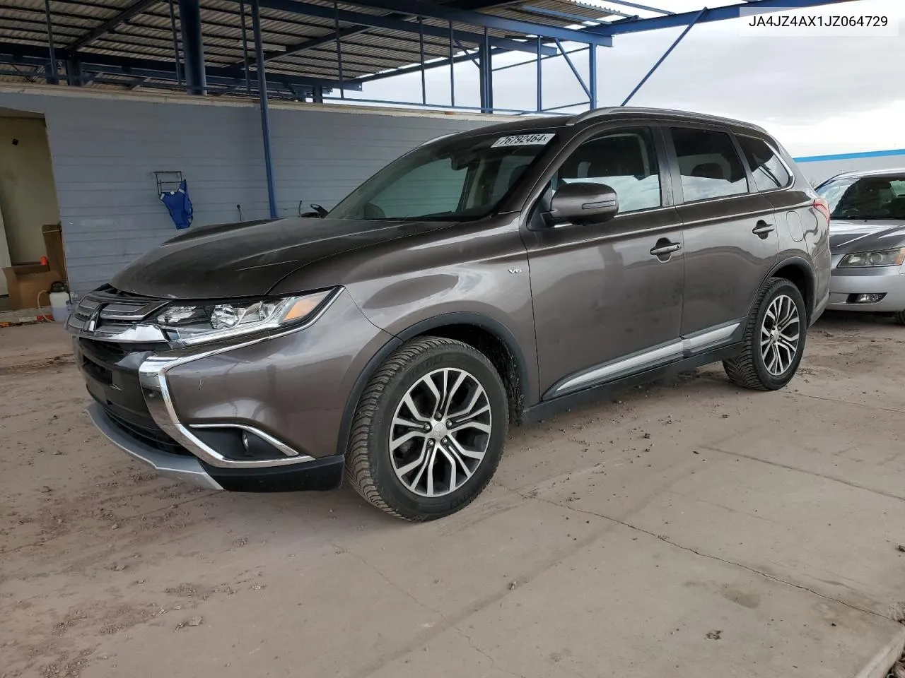 2017 Mitsubishi Outlander Gt VIN: JA4JZ4AX1JZ064729 Lot: 76792464