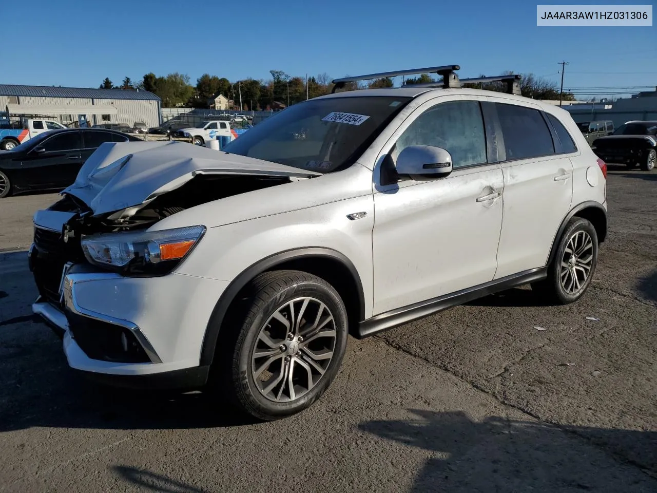 2017 Mitsubishi Outlander Sport Es VIN: JA4AR3AW1HZ031306 Lot: 76841554