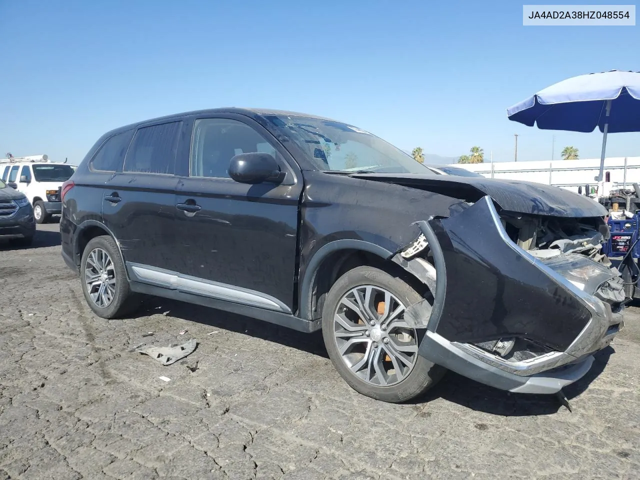 2017 Mitsubishi Outlander Es VIN: JA4AD2A38HZ048554 Lot: 77445224