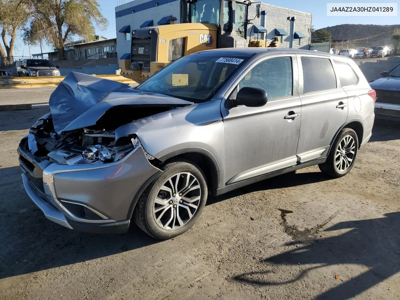 2017 Mitsubishi Outlander Es VIN: JA4AZ2A30HZ041289 Lot: 77588414