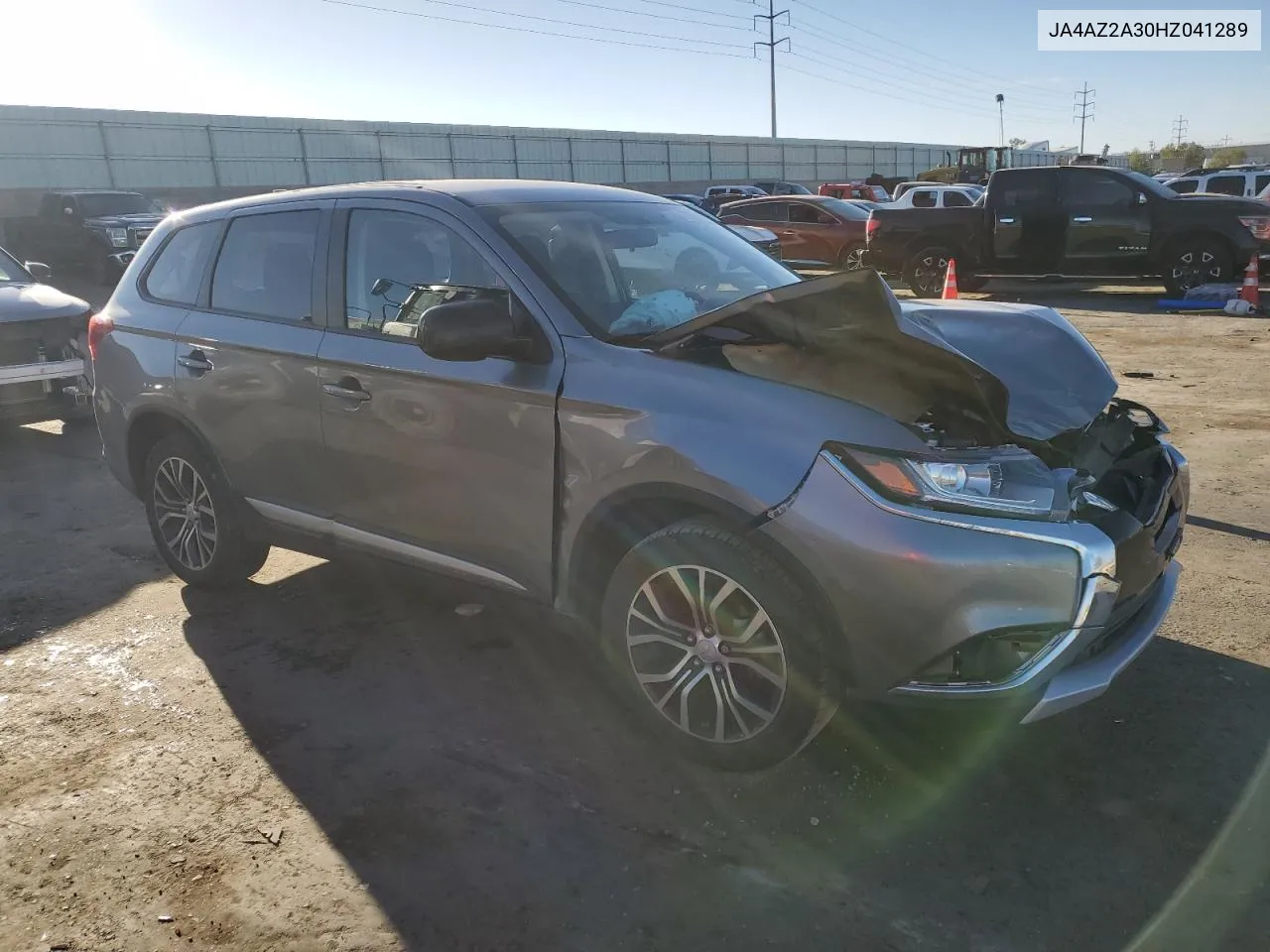 2017 Mitsubishi Outlander Es VIN: JA4AZ2A30HZ041289 Lot: 77588414