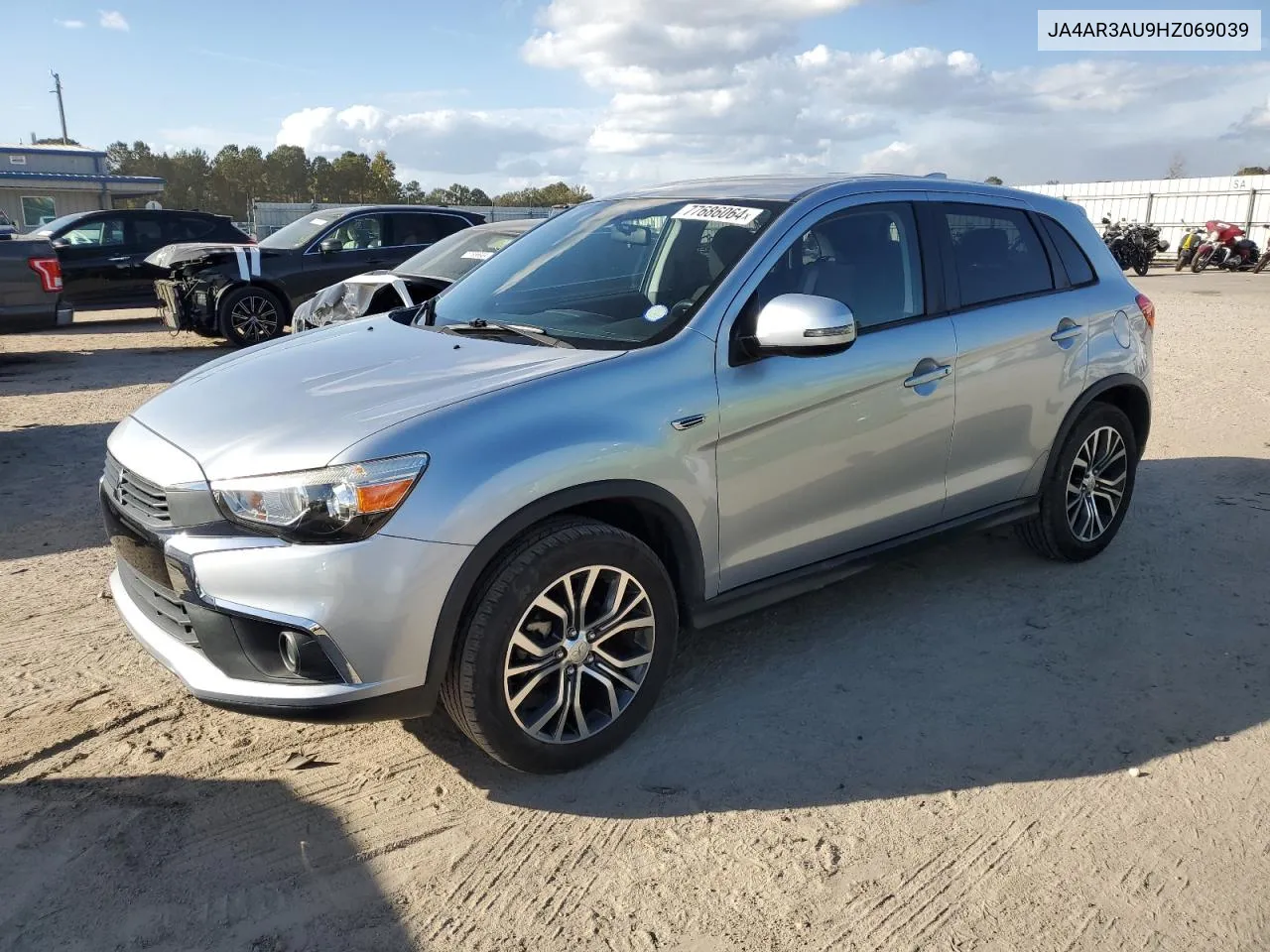 2017 Mitsubishi Outlander Sport Es VIN: JA4AR3AU9HZ069039 Lot: 77686064