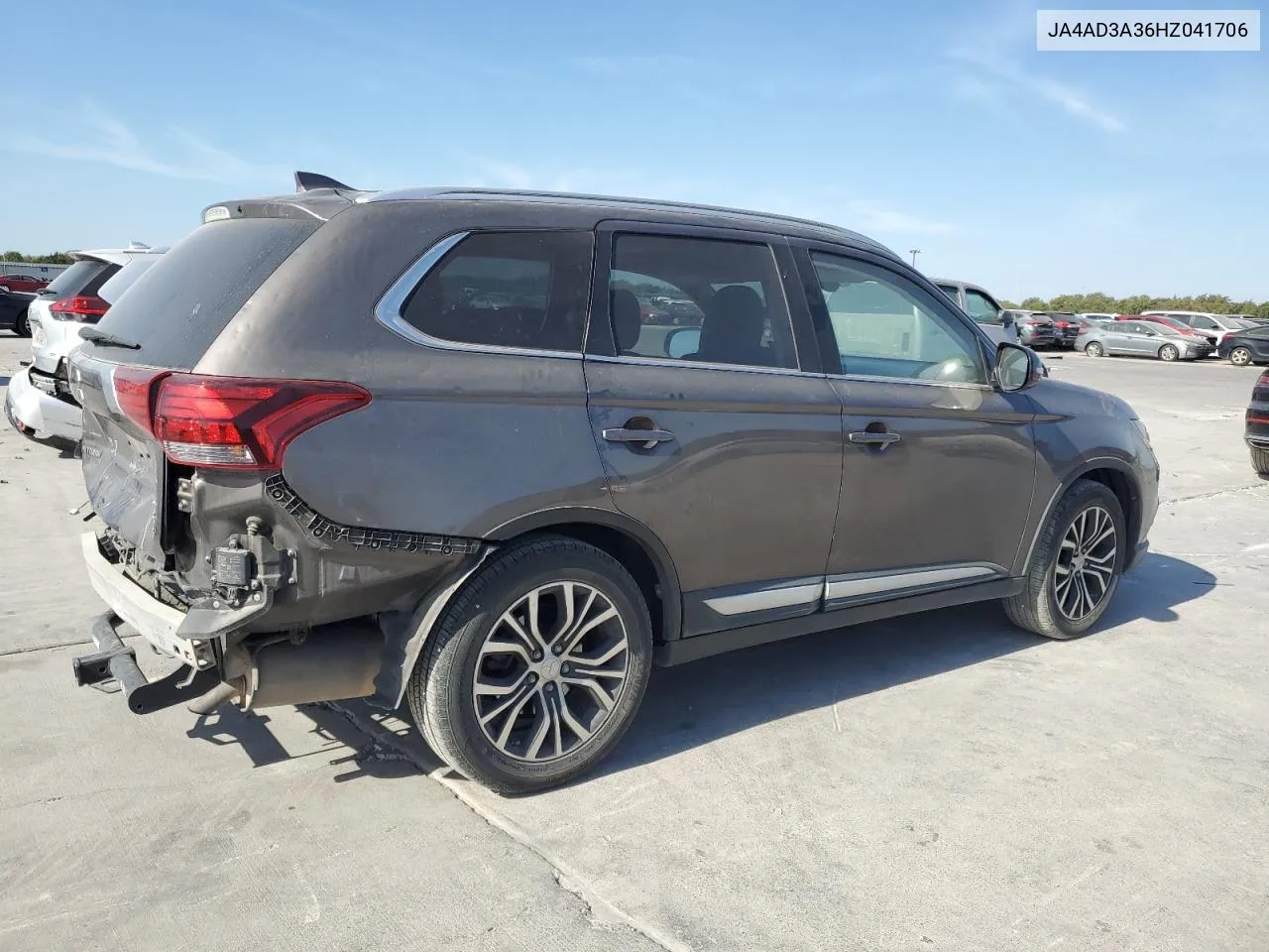 2017 Mitsubishi Outlander Se VIN: JA4AD3A36HZ041706 Lot: 77816364