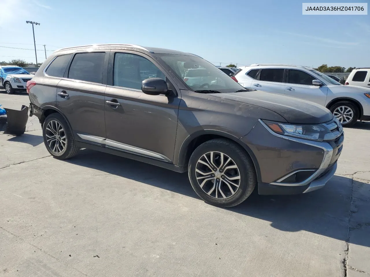 2017 Mitsubishi Outlander Se VIN: JA4AD3A36HZ041706 Lot: 77816364