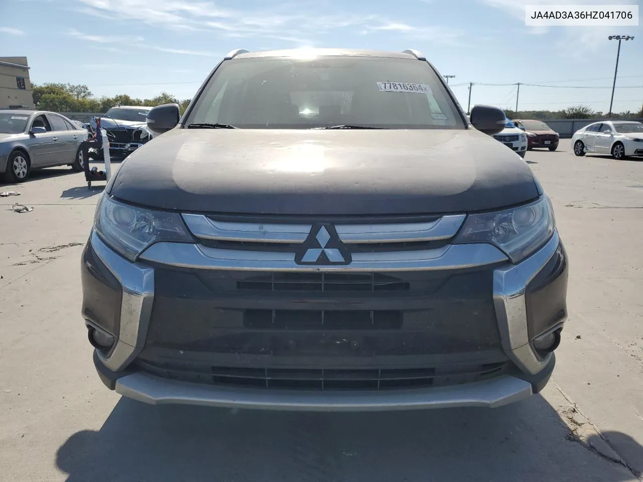 2017 Mitsubishi Outlander Se VIN: JA4AD3A36HZ041706 Lot: 77816364