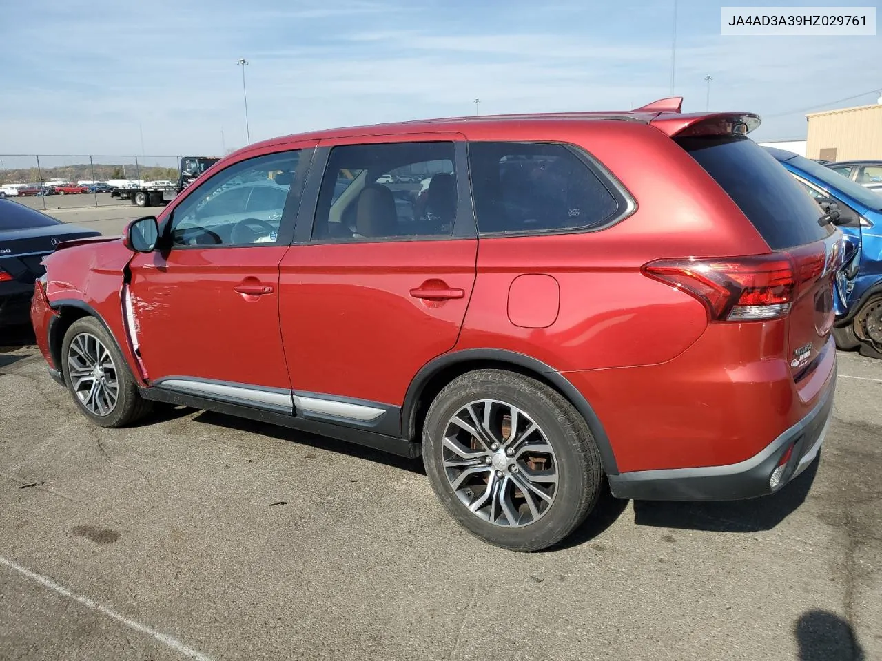 2017 Mitsubishi Outlander Se VIN: JA4AD3A39HZ029761 Lot: 78075124