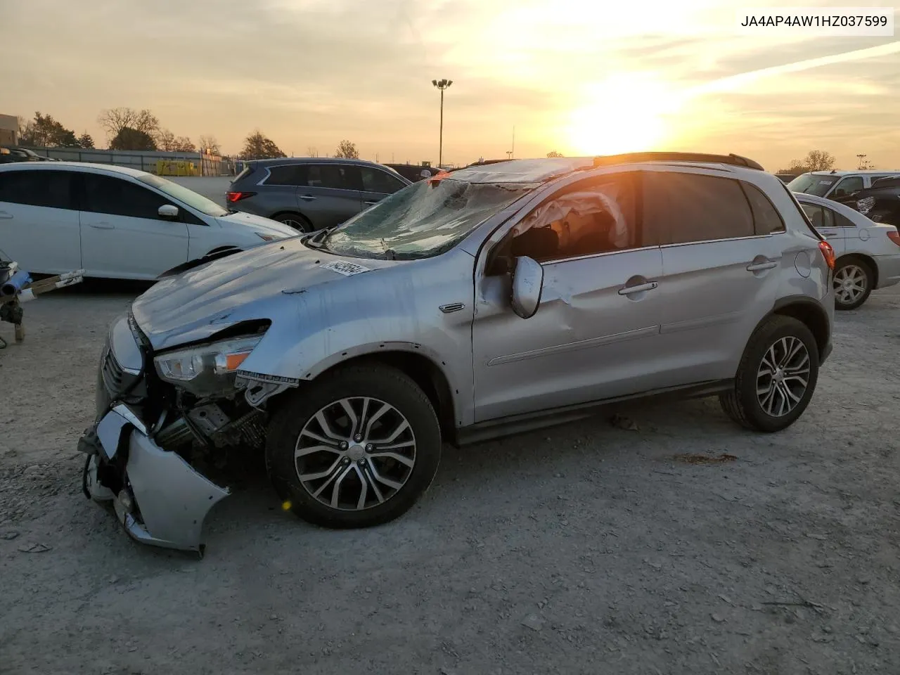 2017 Mitsubishi Outlander Sport Sel VIN: JA4AP4AW1HZ037599 Lot: 78429564