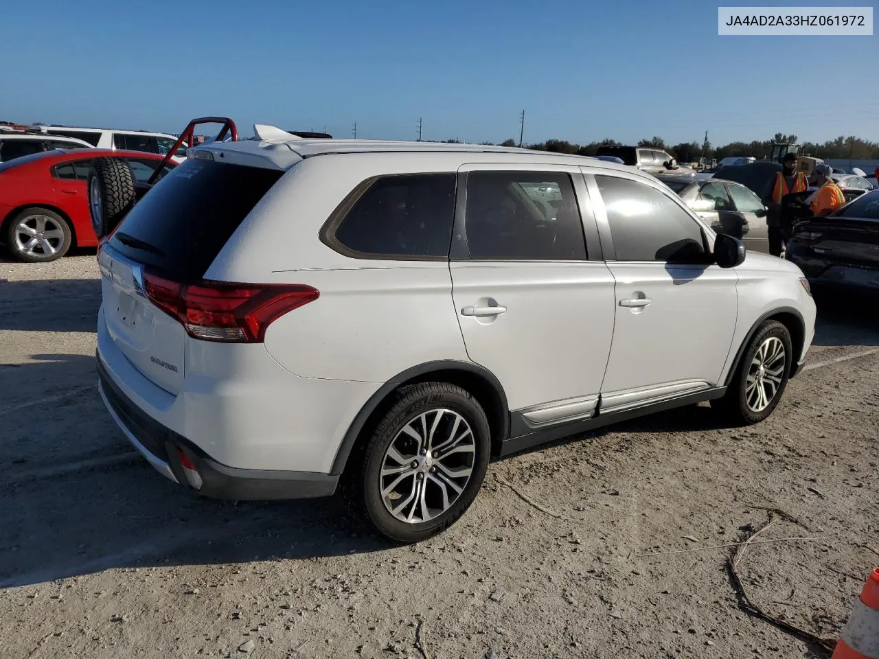 2017 Mitsubishi Outlander Es VIN: JA4AD2A33HZ061972 Lot: 78597894