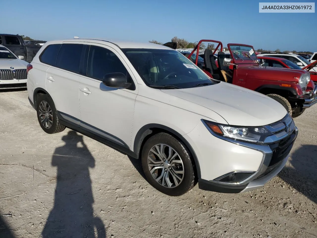 2017 Mitsubishi Outlander Es VIN: JA4AD2A33HZ061972 Lot: 78597894