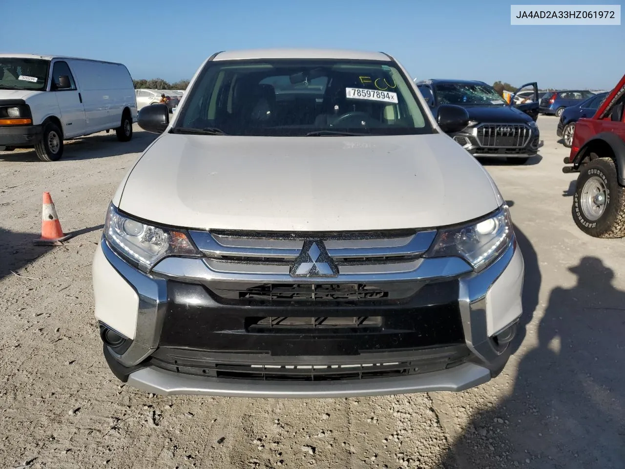 2017 Mitsubishi Outlander Es VIN: JA4AD2A33HZ061972 Lot: 78597894