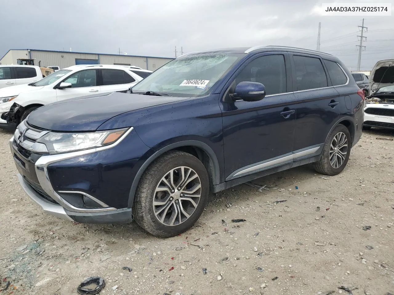 2017 Mitsubishi Outlander Se VIN: JA4AD3A37HZ025174 Lot: 78649624