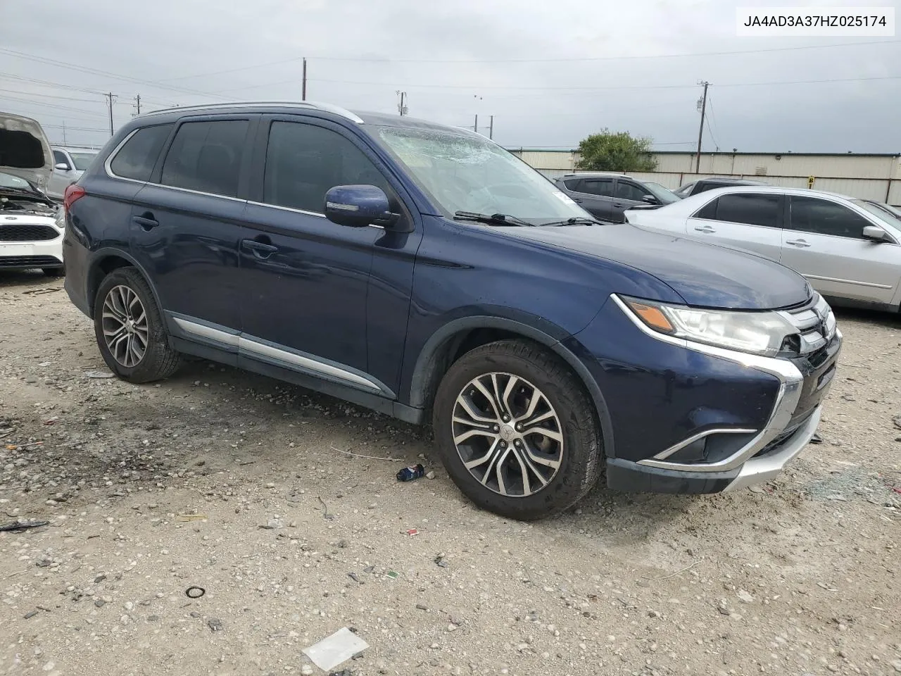 2017 Mitsubishi Outlander Se VIN: JA4AD3A37HZ025174 Lot: 78649624