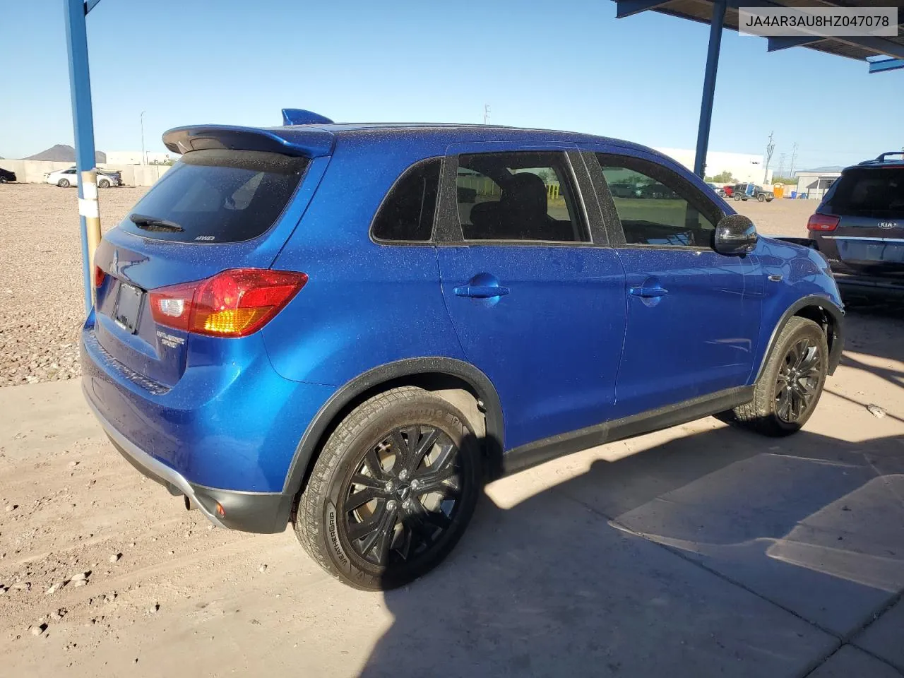 2017 Mitsubishi Outlander Sport Es VIN: JA4AR3AU8HZ047078 Lot: 78651574