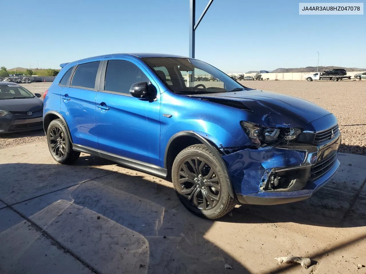 2017 Mitsubishi Outlander Sport Es VIN: JA4AR3AU8HZ047078 Lot: 78651574