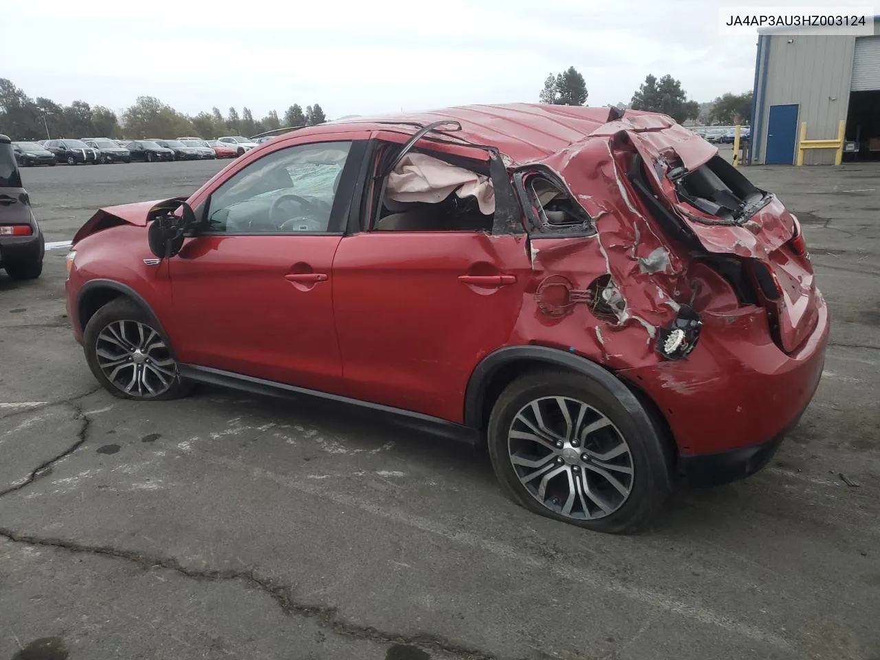 2017 Mitsubishi Outlander Sport Es VIN: JA4AP3AU3HZ003124 Lot: 79052284